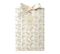 MATHILDE M. - Sac parfumé pour armoires, tiroirs, bagages et voitures - Parfum Vanille Dorée - 1 unité