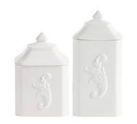 Mathilde M. Set 2 Pots à Coton Élégance