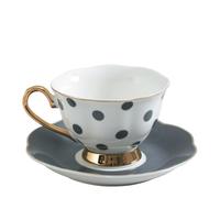 Tasse à thé Madame de Récamier - Pois gris
