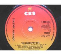 Mathis, Johnny - Mathis, Johnny You Light Up My Life 7" CBS SCBS6352 EX 1978 there is handwritten number on label and 2mm drill hole in label rim