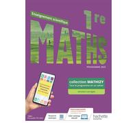 Mathizy - Maths Enseignement Scientifique 1re - Cahier élève - Ed. 2023