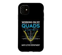 Mathletics Working on My Quads Algebra Algebra Math Teacher Coque pour iPhone 11
