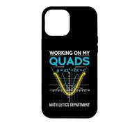 Mathletics Working on My Quads Algebra Algebra Math Teacher Coque pour iPhone 12 Pro Max