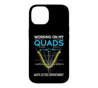 Mathletics Working on My Quads Algebra Algebra Math Teacher Coque pour iPhone 14