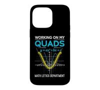 Mathletics Working on My Quads Algebra Algebra Math Teacher Coque pour iPhone 14 Pro Max