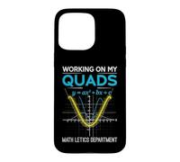 Mathletics Working on My Quads Algebra Algebra Math Teacher Coque pour iPhone 15 Pro Max