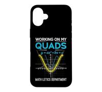 Mathletics Working on My Quads Algebra Algebra Math Teacher Coque pour iPhone 16 Plus