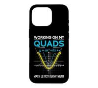 Mathletics Working on My Quads Algebra Algebra Math Teacher Coque pour iPhone 16 Pro