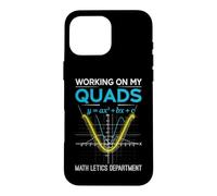 Mathletics Working on My Quads Algebra Algebra Math Teacher Coque pour iPhone 16 Pro Max