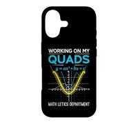 Mathletics Working on My Quads Algebra Algebra Math Teacher Coque pour iPhone 17
