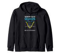 Mathletics Working on My Quads Algebra Algebra Math Teacher Sweat à Capuche