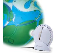 MATHMOS Space Projector Blanc avec Disque à Huile - Bleu/Vert