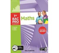 Maths 1re Bac Pro Groupement C - Manuel De L'élève - Edition 2020