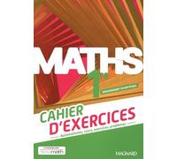 Maths 1re Enseignement scientifique (2022) - Cahier d'exercices