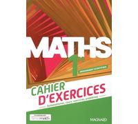 Maths 1re Enseignement scientifique (2022) - Cahier d'exercices