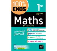 Maths 1re générale (spécialité) Exercices résolus - Nouveau programme de Première - Sophie Barache - Hatier - broché - Scolaire / Universitaire