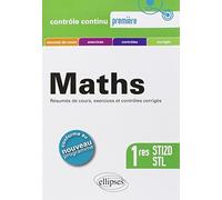 Maths 1res STI2D, STL: Programme 2011