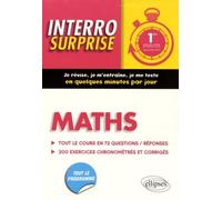 Maths 1res STI2D/STL spécialité SPCL: Tout le cours en 72 questions/réponses, 200 exercices chronométrés et corrigés