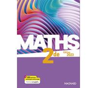 Maths 2de (2023) - Manuel élève - Sandrine Baglieri - Magnard - broché - Scolaire / Universitaire