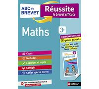 Maths 3e - ABC du Brevet Réussite Famille - Brevet 2025 - Cours, Méthode, Exercices + Guide parents pour aider son enfant à réussir