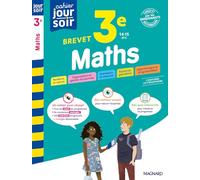 Maths 3e - Cahier Jour Soir: Conçu et recommandé par les enseignants