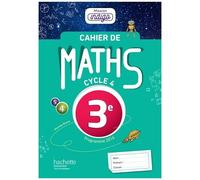 Maths 3e Cycle 4 Mission Indigo - Cahier D'exercices - Edition 2016