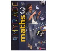 Maths 3e Cycle 4 Myriade