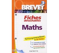 Maths 3e - Fiches Détachables