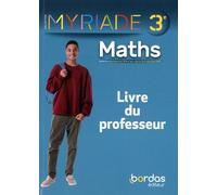 Maths 3e Myriade - Livre Du Professeur