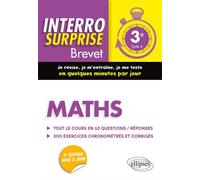 Maths 3e - Tout le cours en 63 questions/réponses et 200 exercices chronométrés et corrigés - 2e édition mise à jour Tout le cours en 63 questions/réponses et 200 exercices chronométrés et corrigés, 2