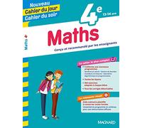 Maths 4e - Cahier du jour Cahier du soir