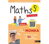 Maths 5e avec Yvan Monka - Nouveau programme - Yvan Monka - Nathan - broché - Scolaire / Universitaire