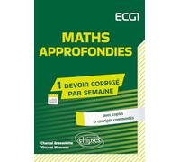 Maths approfondies - ECG1