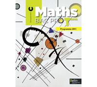 Maths Bac Pro Term - Groupement C Manuel élève - Christophe Rejneri - Belin Éducation - broché - Scolaire / Universitaire