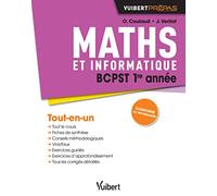 Maths BCPST 1re année: Cours, synthèse et exercices corrigés