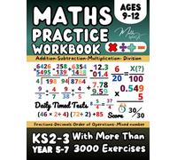 Maths Book for 9-12 Year Olds, Essential Arithmetic, Fractions and Decimals, Order of Operation (PEMDAS / BODMAS): KS2 to KS3 Maths Workbook Year 5, ... Learning and Revison, Math Garde 4, 5, 6