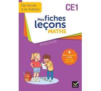 De l'école à la maison - Maths CE1 Ed. 2022 - Mes fiches Leçons de Maths + exercices numériques