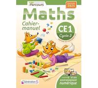 Cahier-manuel iParcours maths CE1 (édition 2025) - Katia Hache - Generation 5 Eds - broché - Scolaire / Universitaire