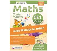 Maths CE1 iParcours – Guide du maître, cahier-manuel – Génération 5