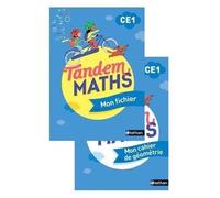 Maths Ce1 Tandem - 2 Volumes : Mon Fichier + Mon Cahier De Géométrie