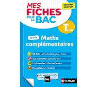Maths complémentaires (option) Terminale - Mes fiches pour le Bac - Enseignement optionnel Tle - Bac 2026