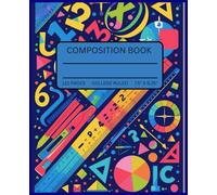 Maths Composition Notebook For School College Ruled For Maths Lover Notes|Journal|7.5 x 9.25 Inches|110pages: Perfect for Math Students, Teachers & ... in | Ideal for Notes, Formulas & Homework