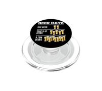 Maths de la Bière Blague Comptage Humour Sarcastique PopSockets PopGrip pour MagSafe