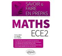 Maths ECE2 - Matthieu Fèvre - Ellipses - broché - Scolaire / Universitaire