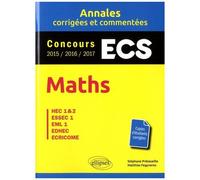Maths - Ecs - Hec 1 & 2, Essec 1, Eml 1, Edhec, Ecricome
