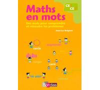 Maths en mots CE1 CE2 2008 - Jean-Luc Bregeon - Bordas - broché - Livre