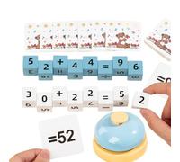 Maths - Ensemble d'apprentissage des nombres, outils éducatifs en bois | Ensemble de manipulation mathématique pour aider les enfants, les garçons, à la maison, les voyages, la salle de classe, le