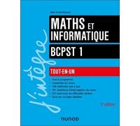 Maths Et Informatique Bcpst 1re Année - Tout-En-Un