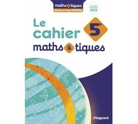Maths et tiques 5e (2026) - Cahier élève - Yvan Monka - Magnard - broché - Scolaire / Universitaire