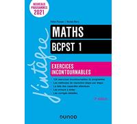 Maths exercices incontournables BCPST 1 - 3e éd.